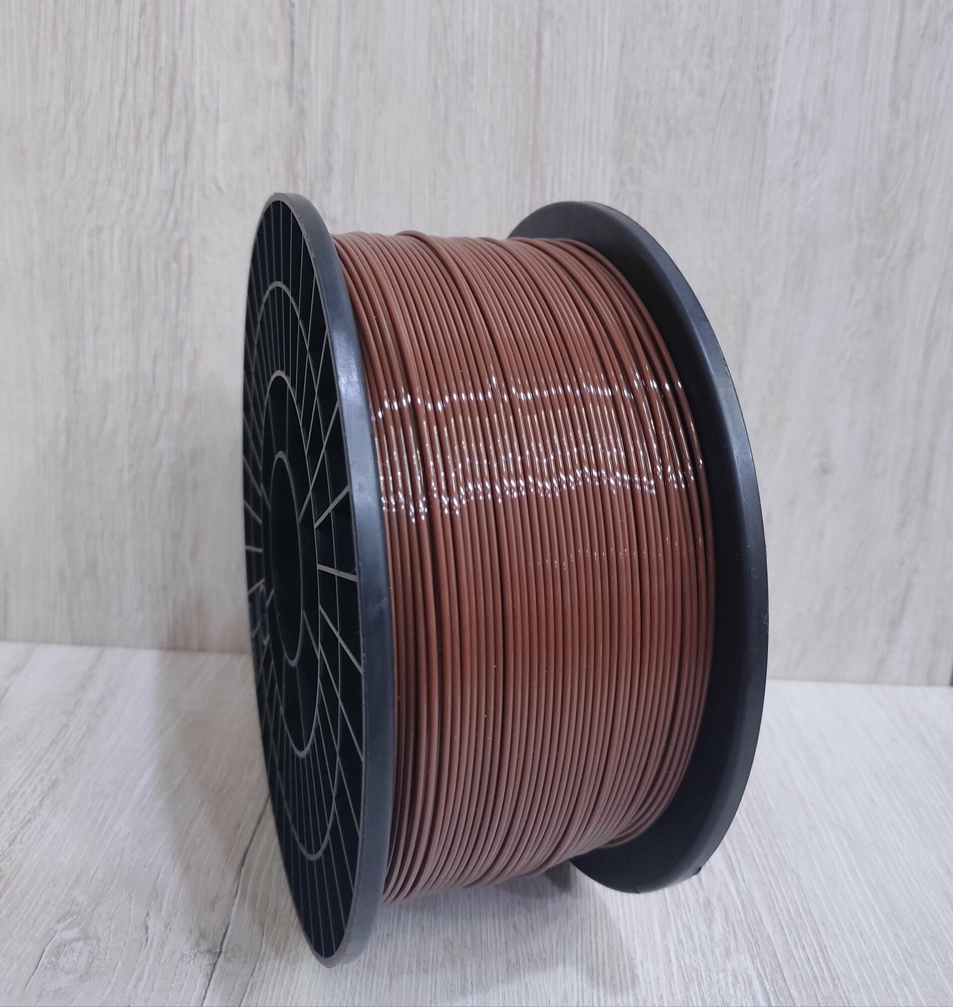 Пластик для 3d принтера PETG коричневый — фото 3
