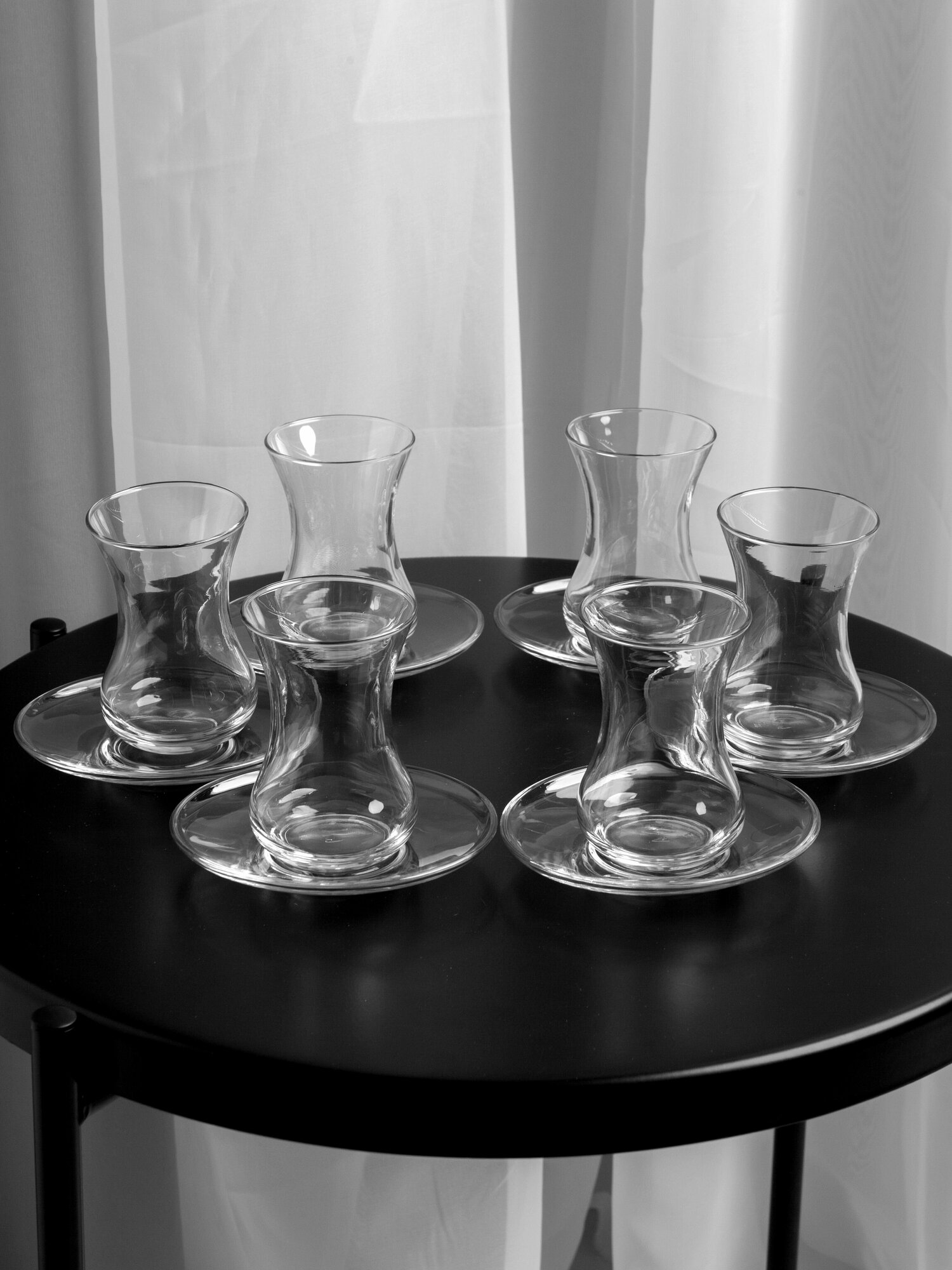 фото Стаканы Армуды с блюдцами 6 шт по 100 мл