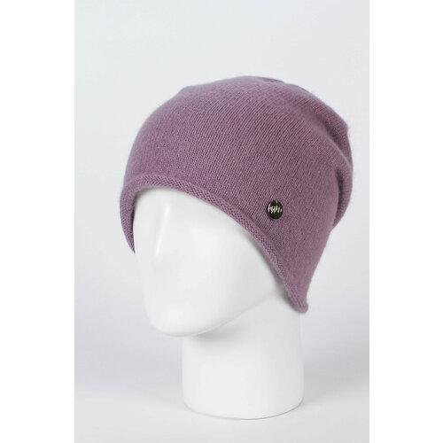 фото Шапка weaving design, размер uni, фиолетовый