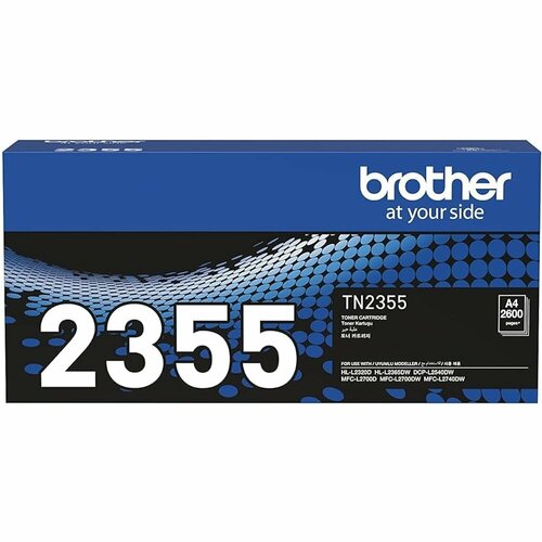 Тонер-картридж Brother TN-2355, черный, 2600 страниц