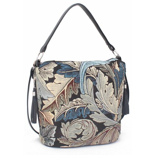 Сумка кросс-боди , голубой, черный