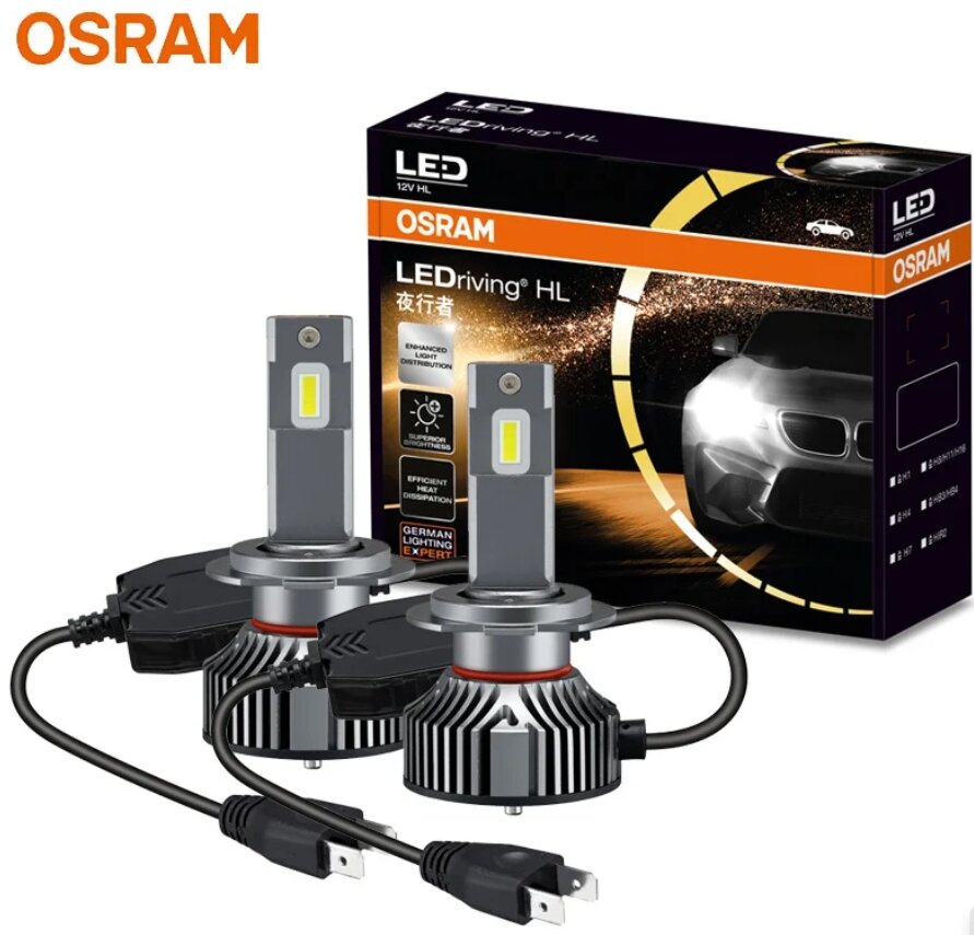 Светодиодная LED лампа Osram LEDriving HL H8/H11/H16 US 2шт. G6211CW 45W 12V