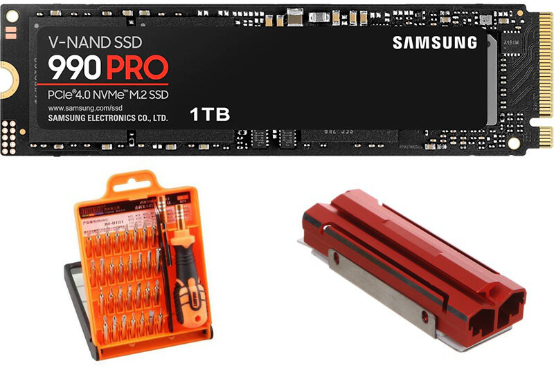 Твердотельный накопитель Samsung 990 PRO 1 ТБ M2 MZ-V9P1T0BW