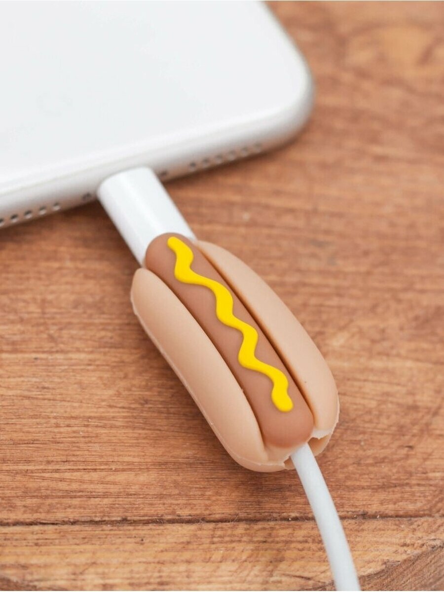 Защита кабеля от излома протектор для провода Hot dog
