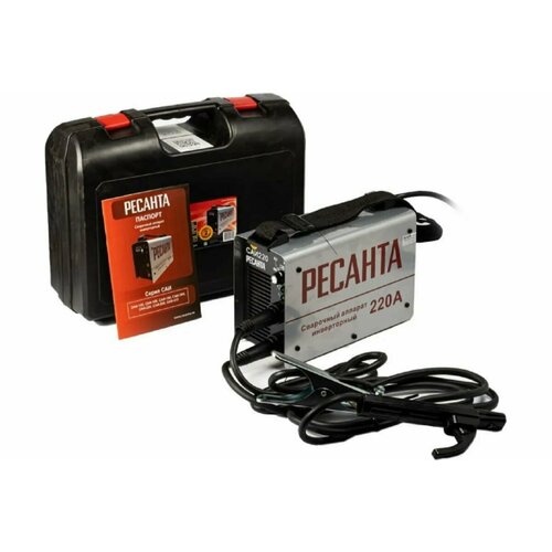 Сварочный аппарат инверторного типа РЕСАНТА САИ-220 в кейсе MMA 1363700₽