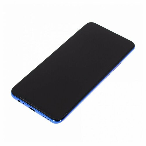 Дисплей для Huawei P Smart Z 4G (STK-LX1) (в сборе с тачскрином) в рамке, синий, 100% дисплей для huawei stk lx1 в сборе с тачскрином черный