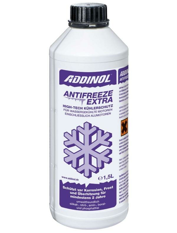 Антифриз Addinol Antifreeze Extra (G12+) концентрат красный 1,5л - фото №5