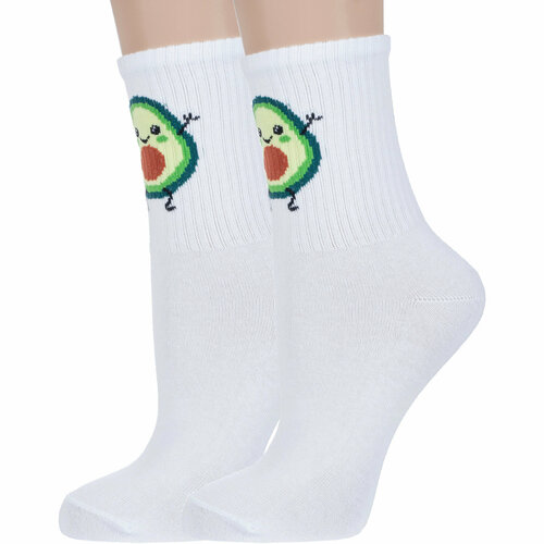 фото Носки красная ветка 2 пары, размер 18-20, белый