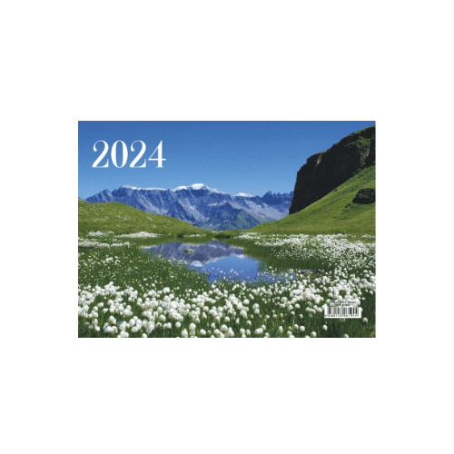 Календарь квартальный Lamark на 3-х спиралях 3-х блочный 2024 Лето в горах 61944 260₽