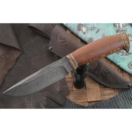 фото Мастерская семина нож с фиксированным клинком соболь, сталь хв-5, рукоять лайсвуд