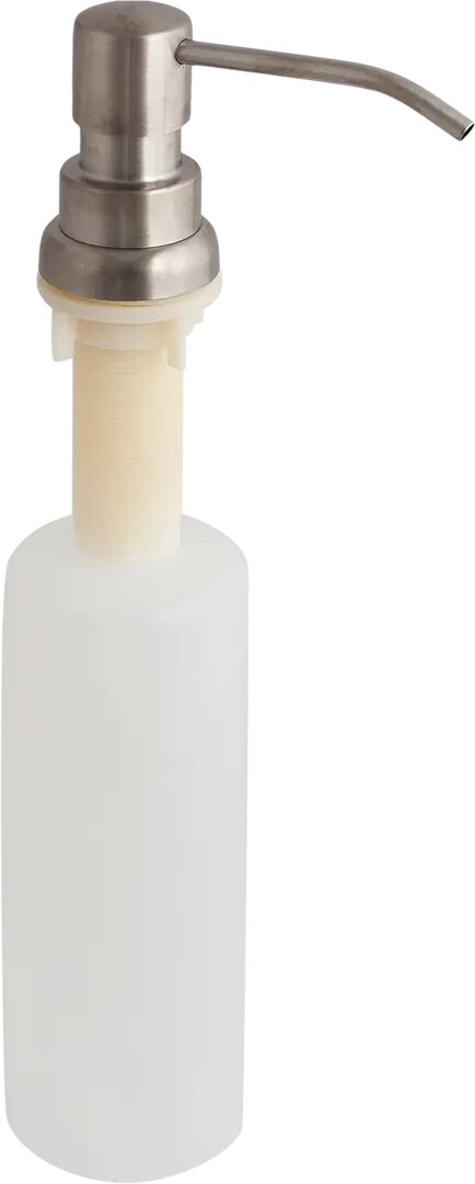 Дозатор для жидкого мыла врезной 350 мл цвет прозрачный