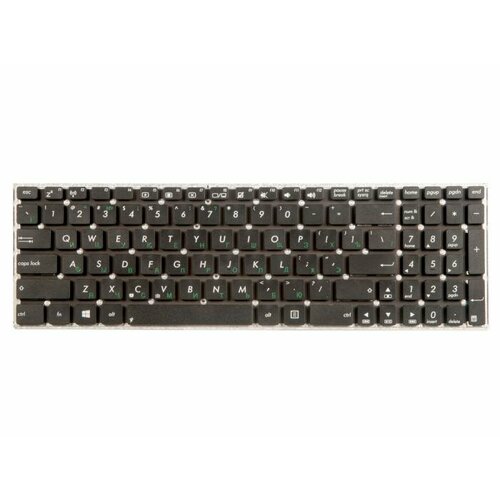 Клавиатура для ноутбуков Asus X555, X555L, X553 [0KNB0-612RRU00] (ZeepDeep Haptic) Black, No frame, гор. Enter клавиатура для asus x555 x555l x553 [0knb0 612rru00] zeepdeep haptic black no frame гор enter