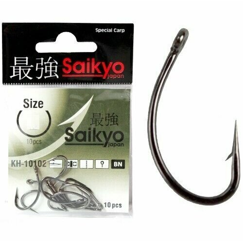 фото Крючки saikyo kh-10102 big carp bn №2 ( 1 упк. по 10шт.)