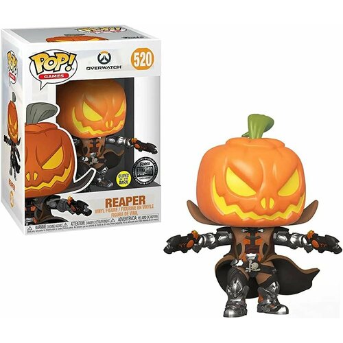 Funko Pop! Overwatch Reaper Pumpkin Glow in the Dark Exclusive