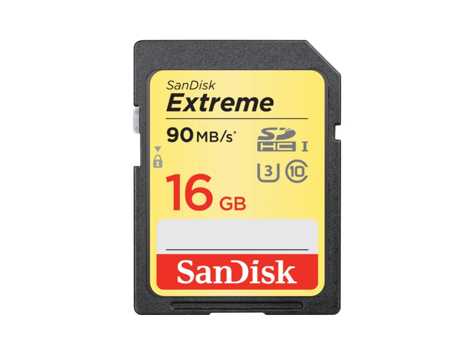 Карта памяти SD 16 ГБ SanDisk Class 10 Extreme ( SDSDXNE-016G-GNCIN )