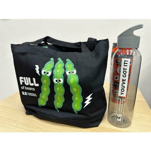 фото Сумка шоппер ils сумка-шопер для ланча с надписью "go bananas!", черный