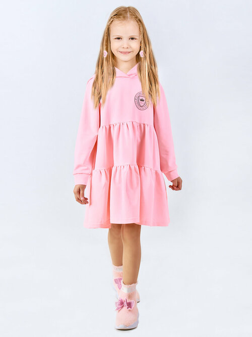 Платье KETMIN, размер 128-134, розовый
