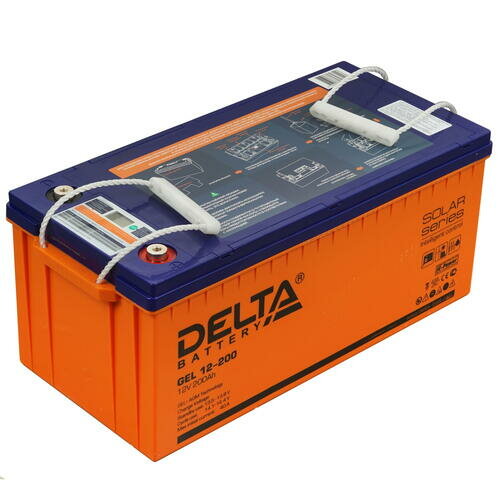 Аккумуляторная батарея DELTA Battery GEL 12-200 12В 200 А·ч