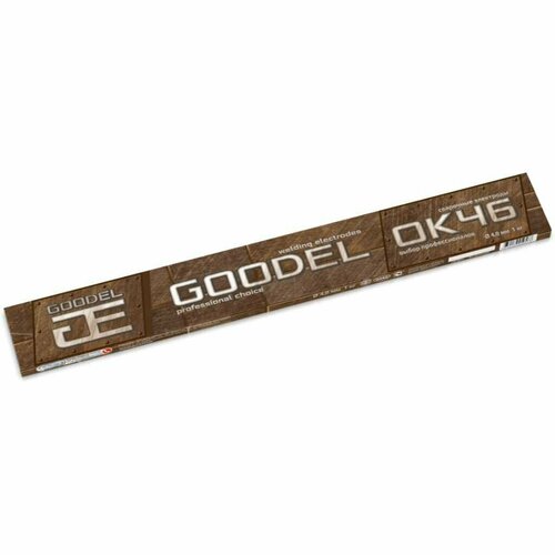 Электроды Goodel ОК-46 4 мм, 1кг электроды для сварки конструкционных углеродистых сталей ок 46 4 мм сталь 5 кг