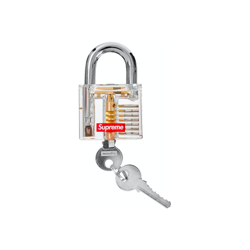 Supreme Transparent Lock Clear (Р.) supreme kryptonite integrated chain lock red ss21 р