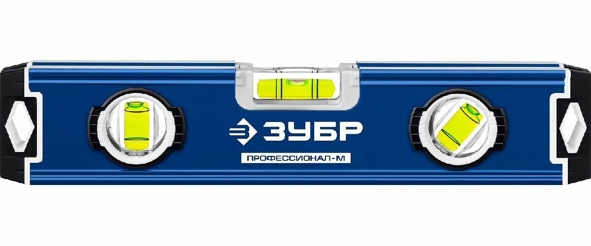 фото Компактный усиленный магнитный уровень ЗУБР 230 мм Профессионал-М (34581-023)