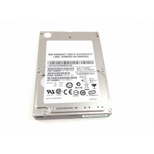 Жесткий диск Seagate SAS 146Gb 10K 25 9FJ066-165 765700₽