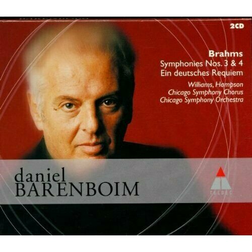AUDIO CD BRAHMS: Sinfonien 3 und 4 u.a. - Williams / Hampson / Barenboim / Cso