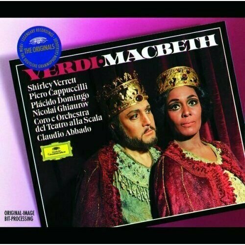 AUDIO CD Verdi Macbeth Verrett Cappuccilli Domingo Teatro alla Scala di Milano Claudio Abbado 2 CD 6599₽