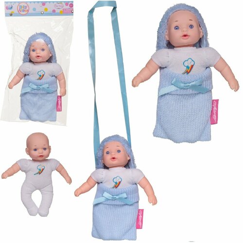 Игровой набор ABtoys Baby Ardana Пупс 23 см в голубой сумочке WJ-B5070голубая 924₽
