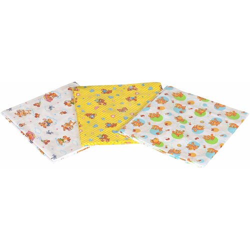 Пеленка Мёд ситец 93110см 999₽