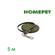 Поводок Homepet, нейлон, длина 5 м, ширина 18 мм, антирывковый, з...