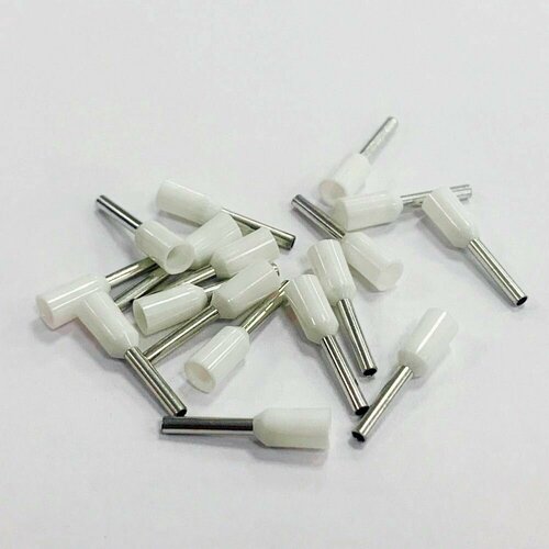 Наконечник изолир. штыревой втулочный 0.5кв. мм L8мм LT005008-W (НШВИ), SGE (100шт)