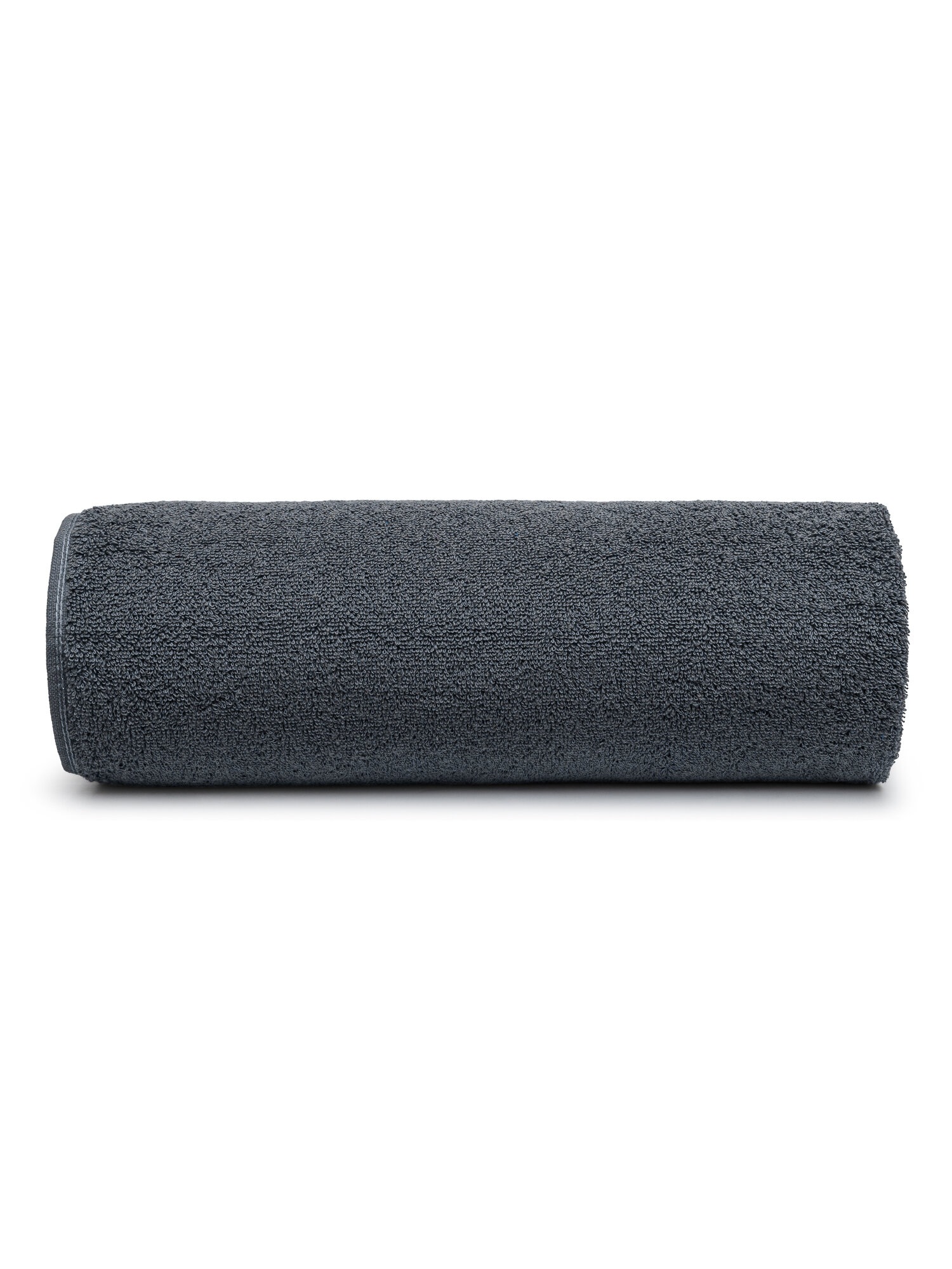Махровое полотенце 50х100 банное TCStyle серого цвета 1 шт. 470 гр/м2 - фотография № 3