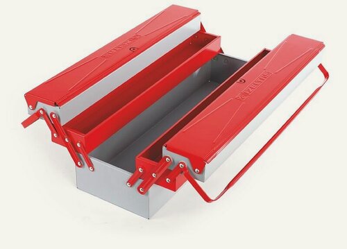 Изображение товара Ящик раскладной для инструментов металлический, 195х300х210 мм, 5 секций, IZELTAS, 8420336105, 13000002576