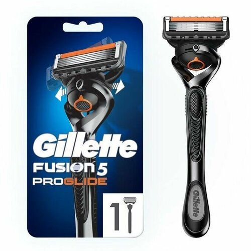 Gillette Мужская бритва Fusion5 ProGlide Flexball, с 1 сменной кассетой