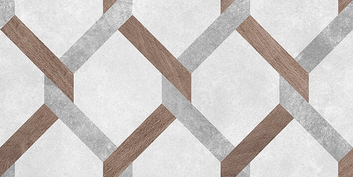 фото Atlas Плитка настенная серый узор 08-00-06-2459 20х40