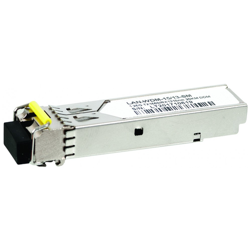 модуль sfp lanmaster lan wdm 15 13 3 sm bidi 1 25g 1550nm 1310nm 3 km lc ddm Трансивер Lanmaster Модуль SFP Western DigitalM 1.25G, 1550nm / 1310nm, 20 km, LC, DDM, Cisco