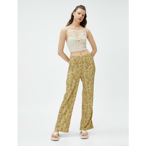 фото Брюки koton, размер xl, хаки