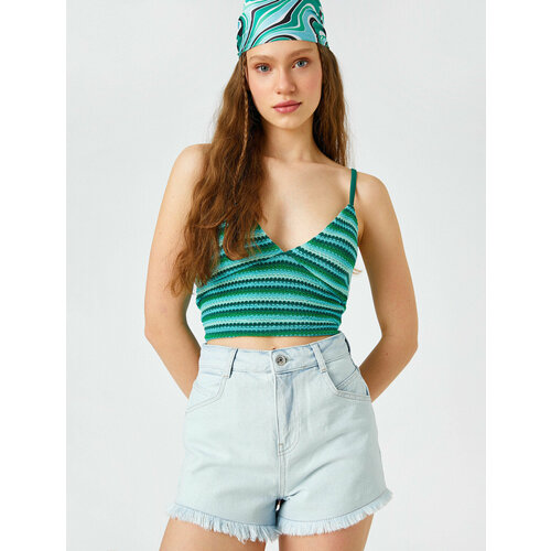 фото Топ koton, размер xs, зеленый