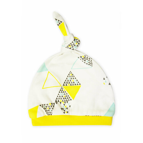 фото Шапка сонный гномик, размер 36-38, белоснежный с рисунком