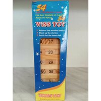 Настольная игра "Падающая башня деревянная" - это отличный способ провести время с друзьями и семьей, развивая  ...