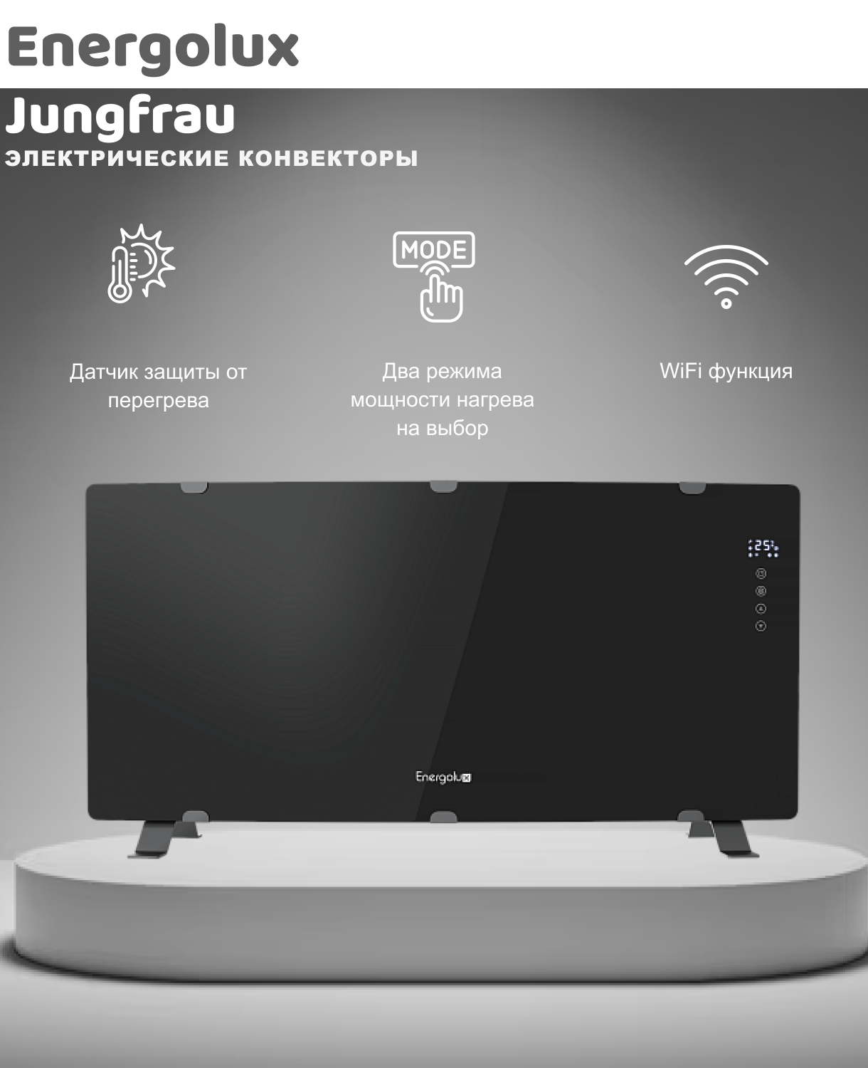 фото Электрический конвектор Energolux Jungfrau ECH-2200E-J1-BG