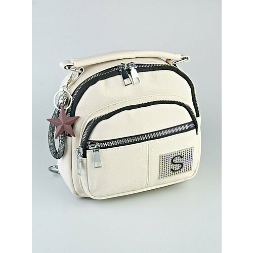 фото Рюкзак , фактура зернистая, бежевый babak