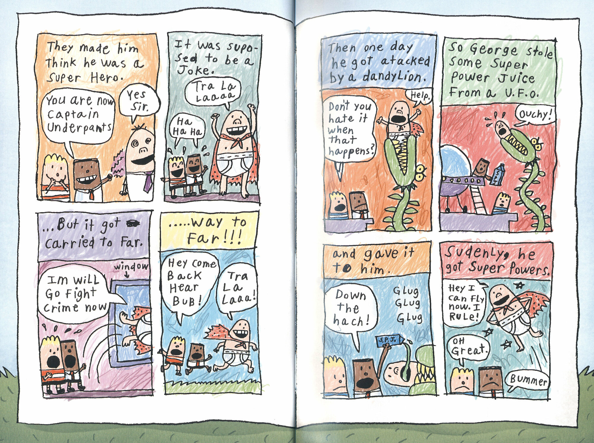Captain Underpants and the Big, Bad Battle of the Bionic Booger Boy Part 1 - фото №2