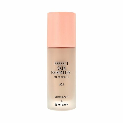 MIZON PERFECT SKIN FOUNDATION #21 #BLSSM BEAUTY Солнцезащитный тональный крем 50мл