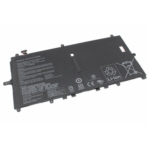 Аккумулятор для ноутбукa Asus TP370QL (C41N1718) 15.4V 3300mAh аккумулятор для asus tp370ql 15 4v 3300mah org p n c41n1718