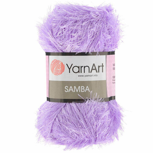 Пряжа для вязания YarnArt Samba, цвет: сиреневый (54), 150 м, 100 г, 5 шт