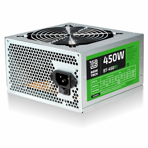 Блок питания ATX BaseTech R1, 450W, Bulk