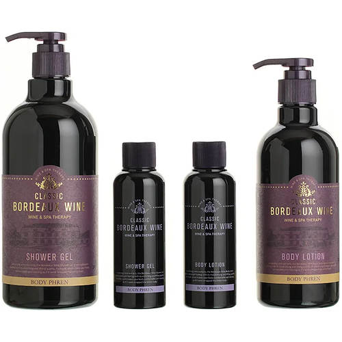 набор для вина бордо не подарок Набор косметики для тела Welcos Body Phren Classic Bordeaux Wine Body Care Set