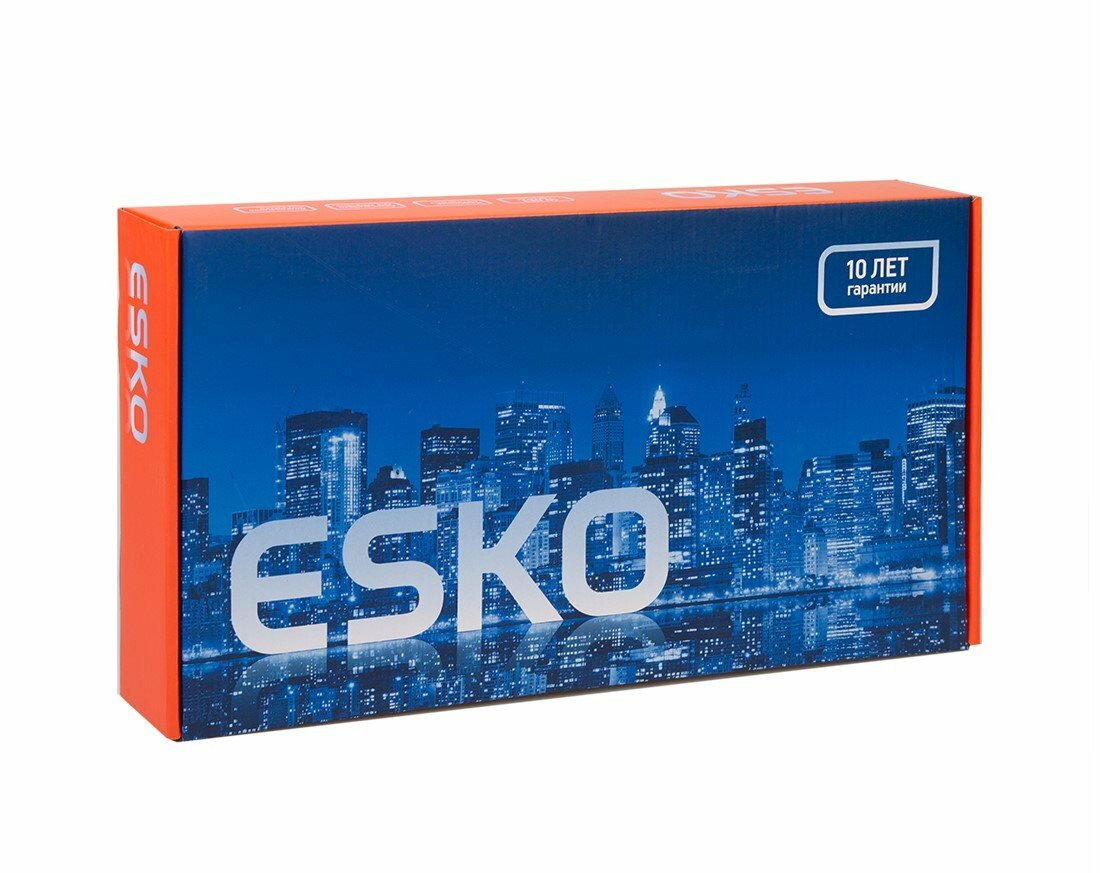 смеситель для кухни рычажный esko kitchen series k45 black - фото №11